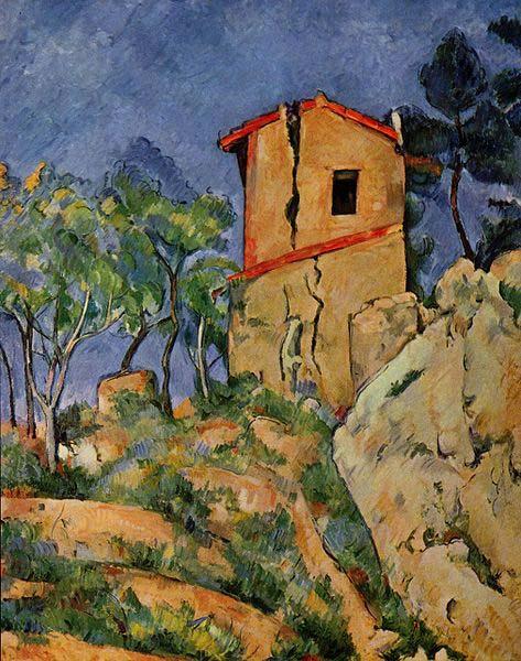 Paul Cezanne The House with Burst Walls oil painting image